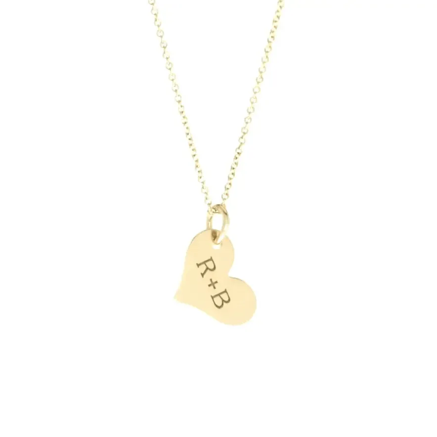 14k Gold Heart Necklace