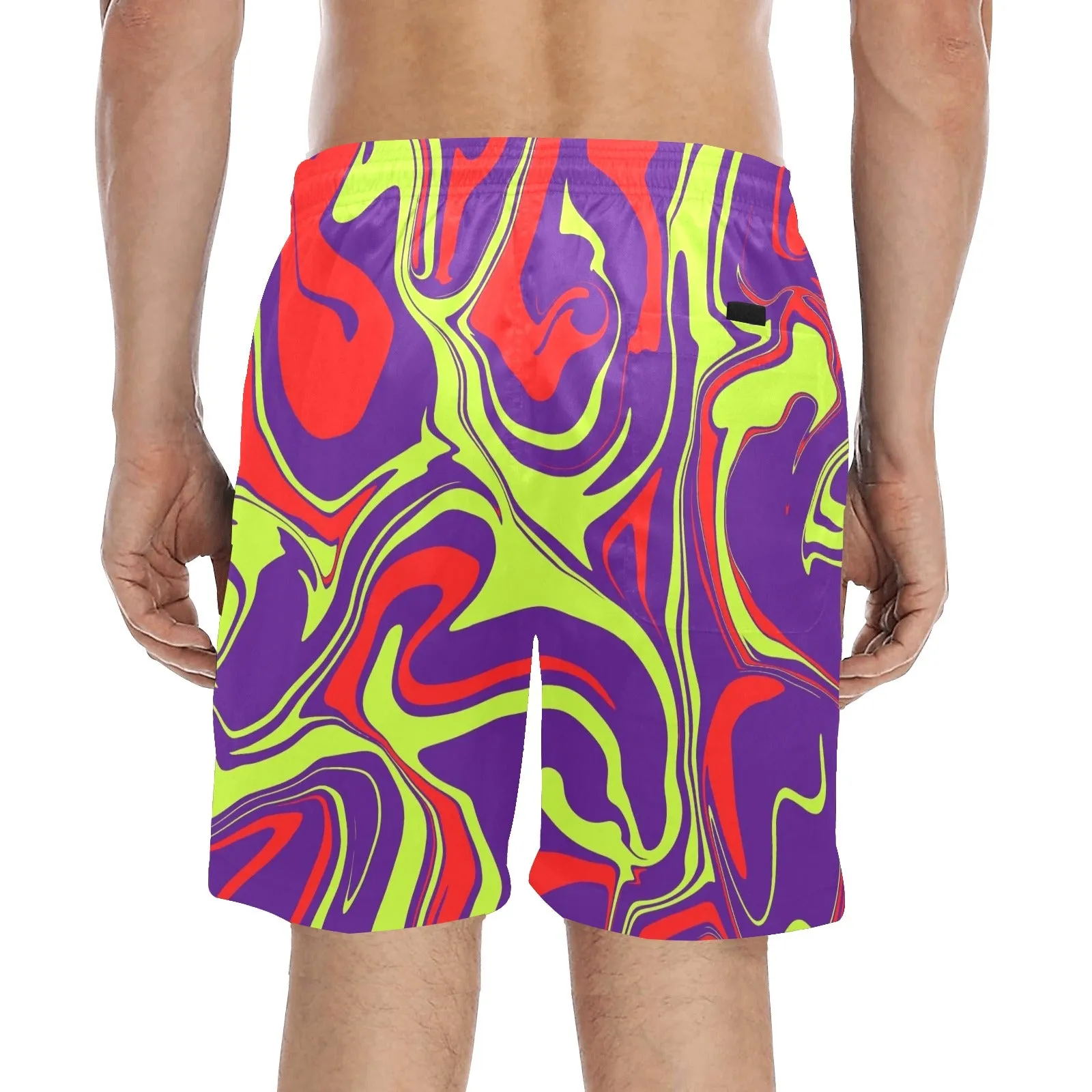 80s Moon Melt Swim Shorts