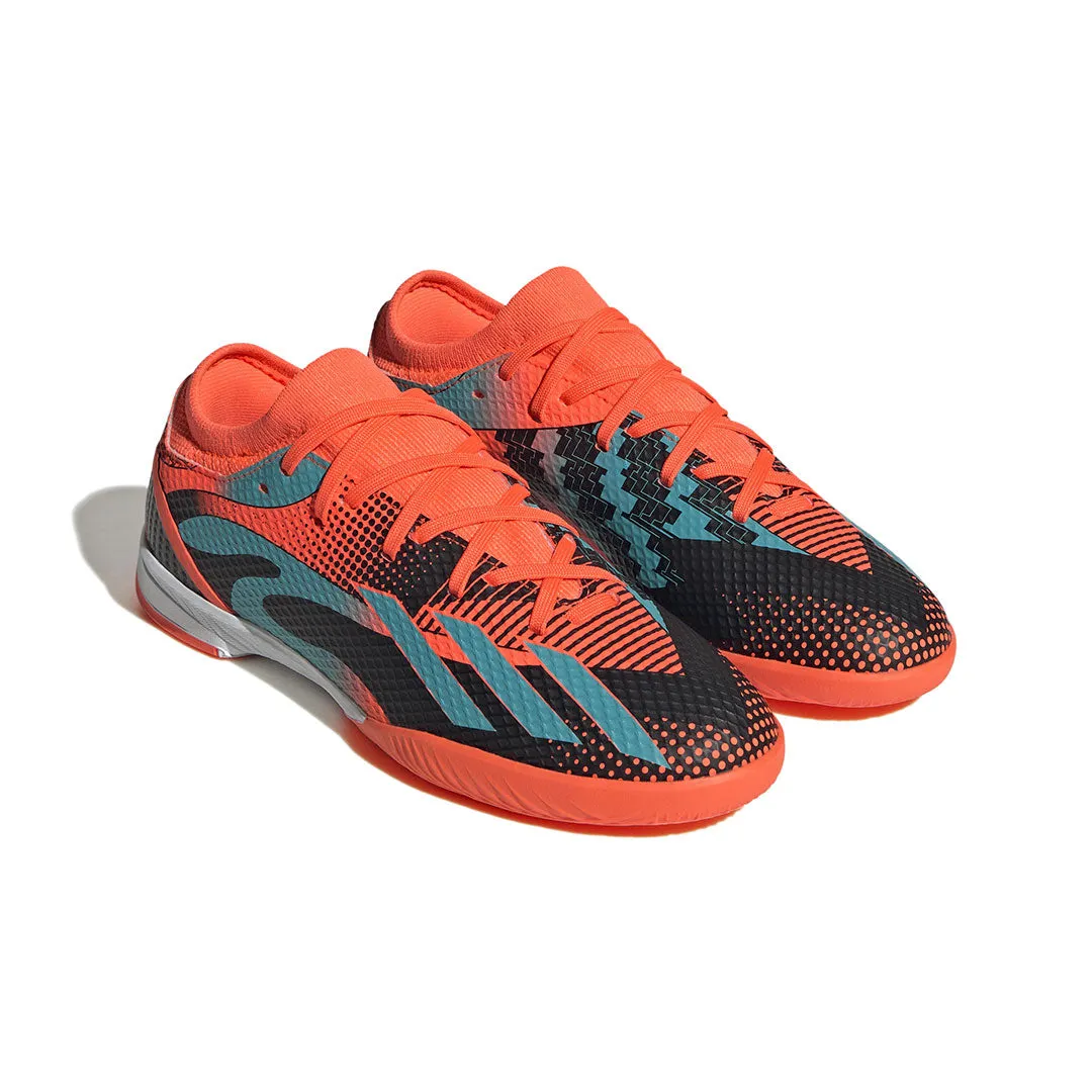 adidas - Kids' (Junior) X Speedportal Messi.3 Indoor Soccer Shoes (GZ5143)