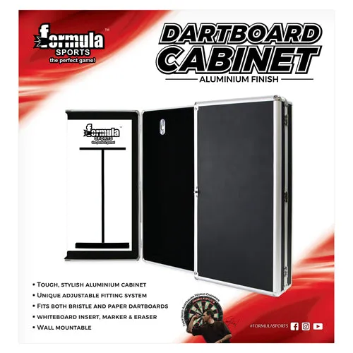 ALUMINIUM DARTBOARD CABINET