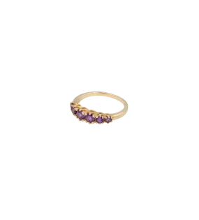 Anna Ring Amethyst 14K