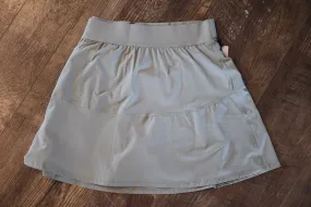 Aqua Grey Active Tennis Skort • 14-20 PLUS