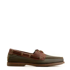 Ariat Antigua Boat Shoe Olive Night