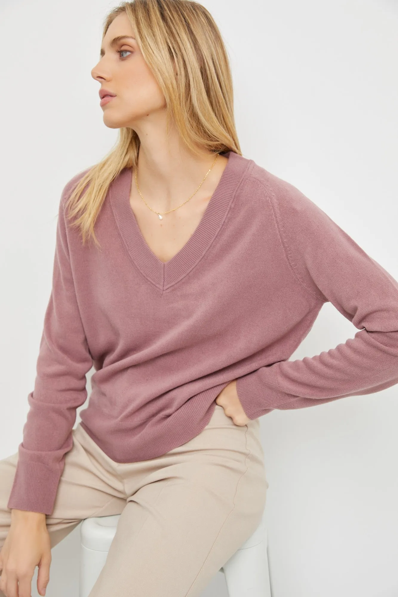 Be Cool V Neck Sweater - 3 Colors