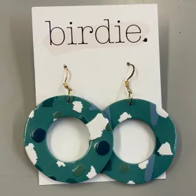 Birdie Large Dangle Akacia Earrings