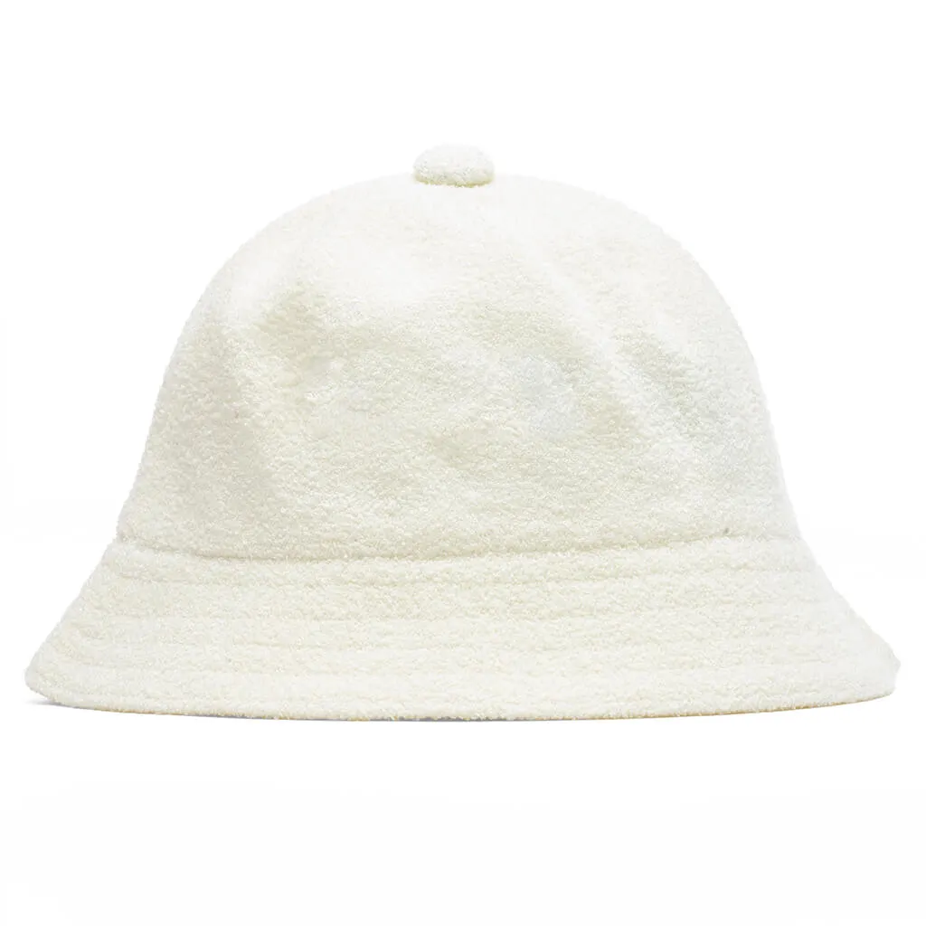 Bouclè Bucket Hat - Off White