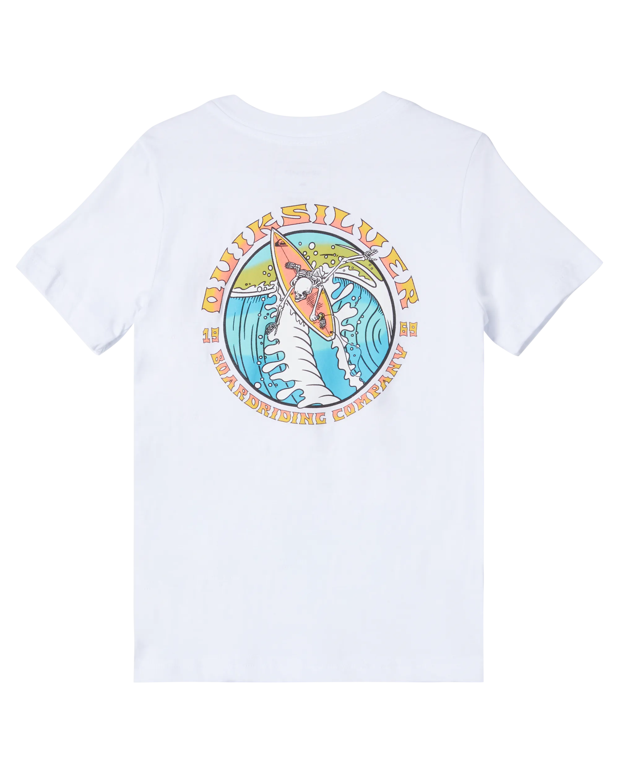 Boys 2-7 Backside Snap T-Shirt - White