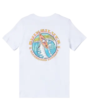 Boys 2-7 Backside Snap T-Shirt - White