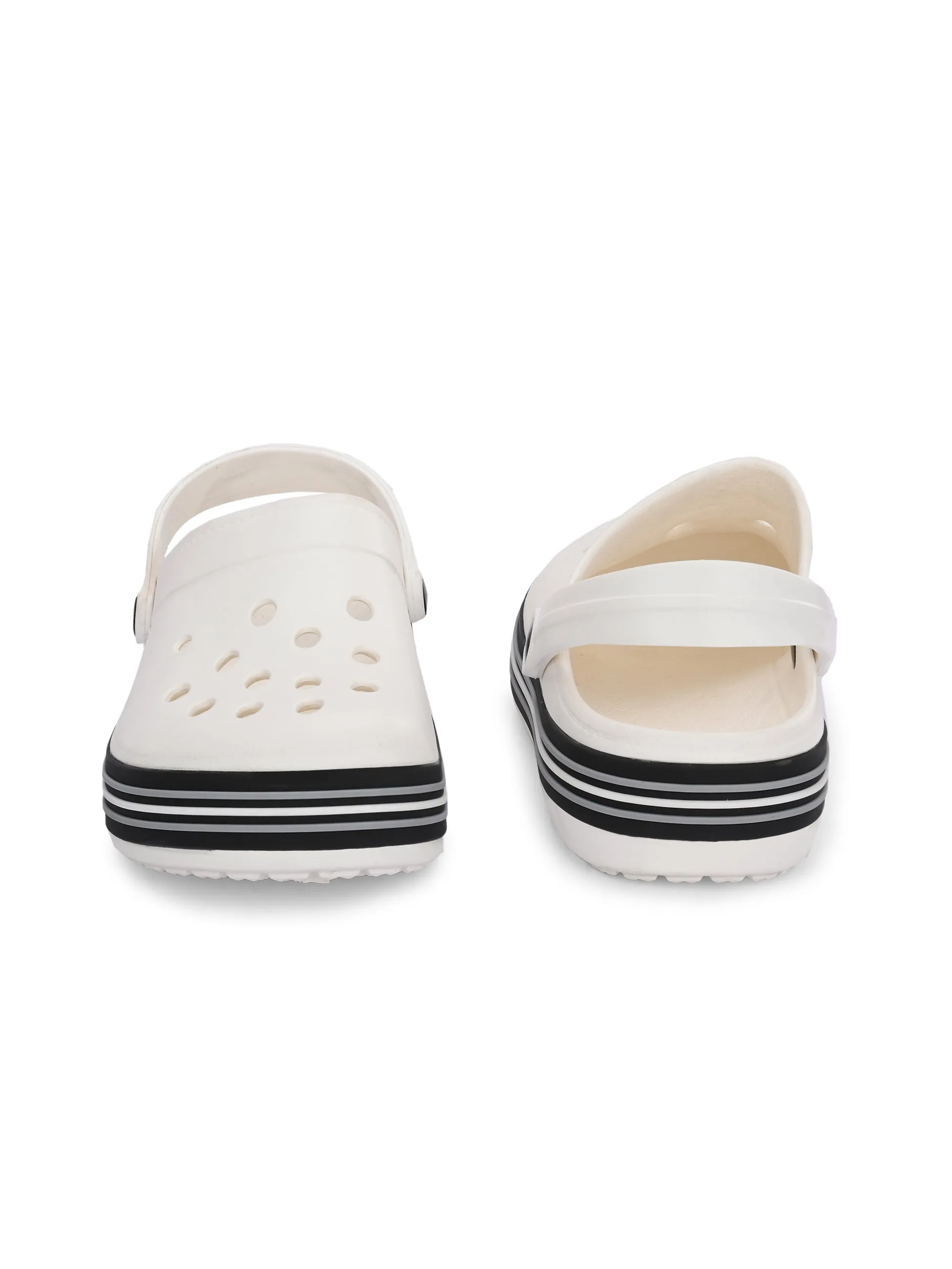 Breeze White Clogs