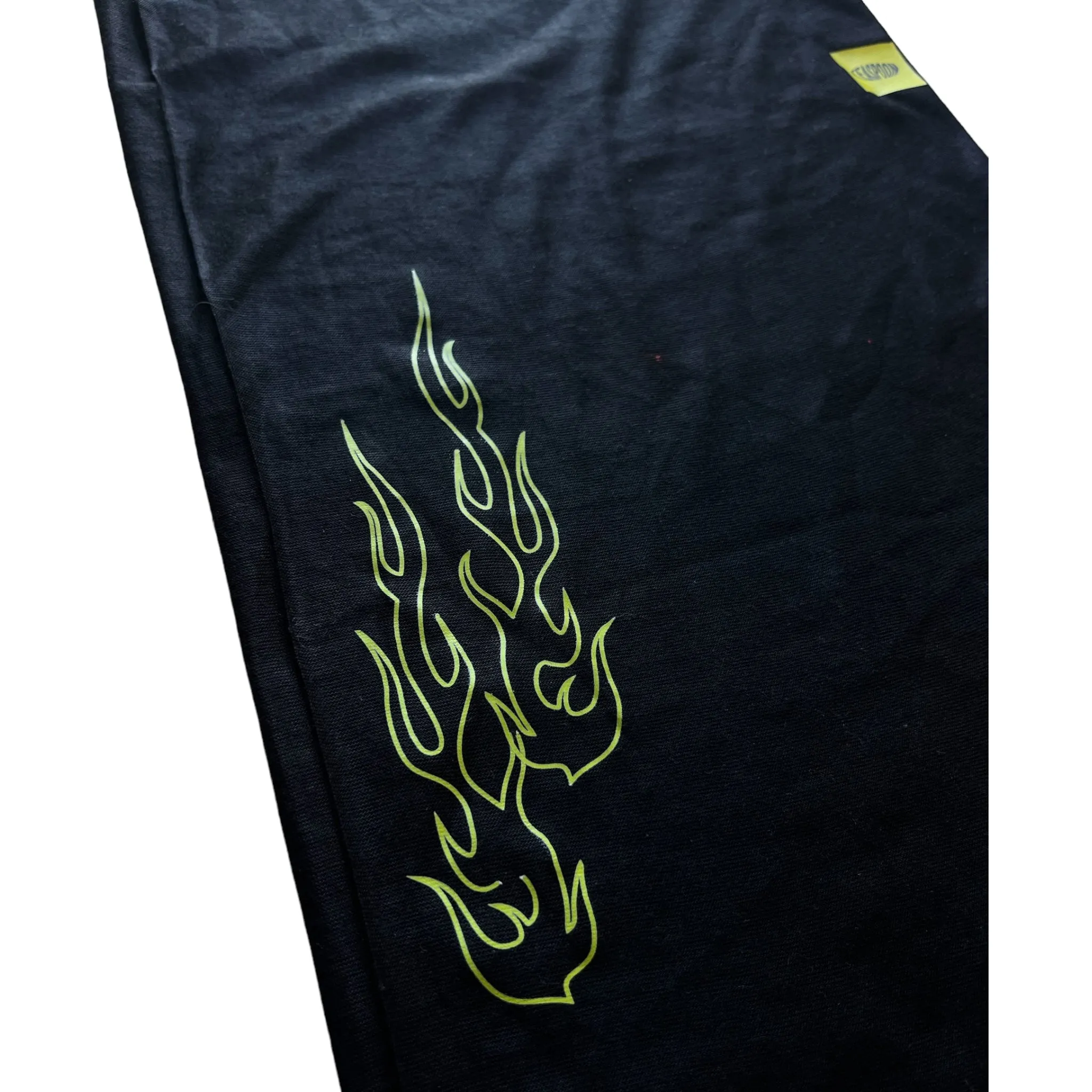 cache visage feu fluo [ Buff ] Black