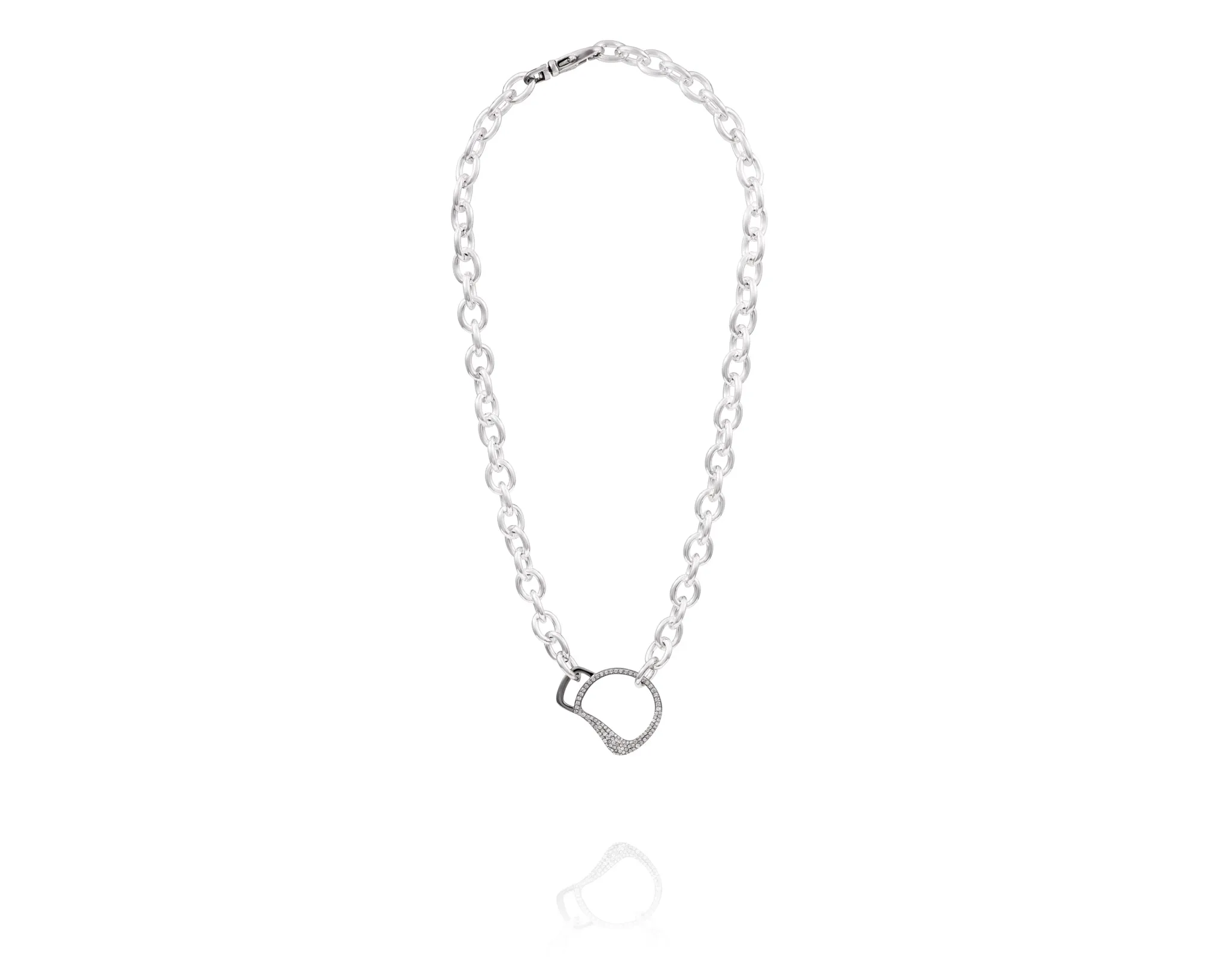 Cheval Bit Chain Necklace | Diamond