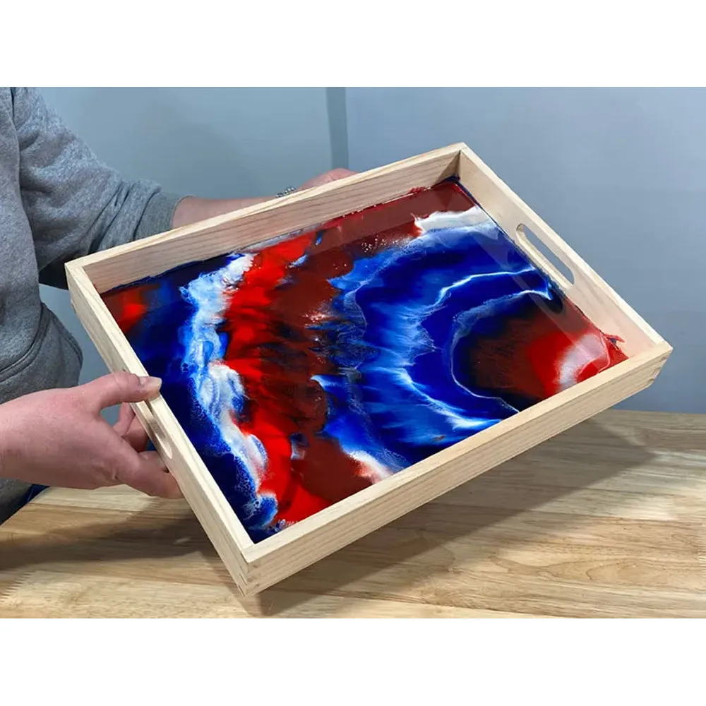 Epoxy Patriotic Serving Tray Mini Kit