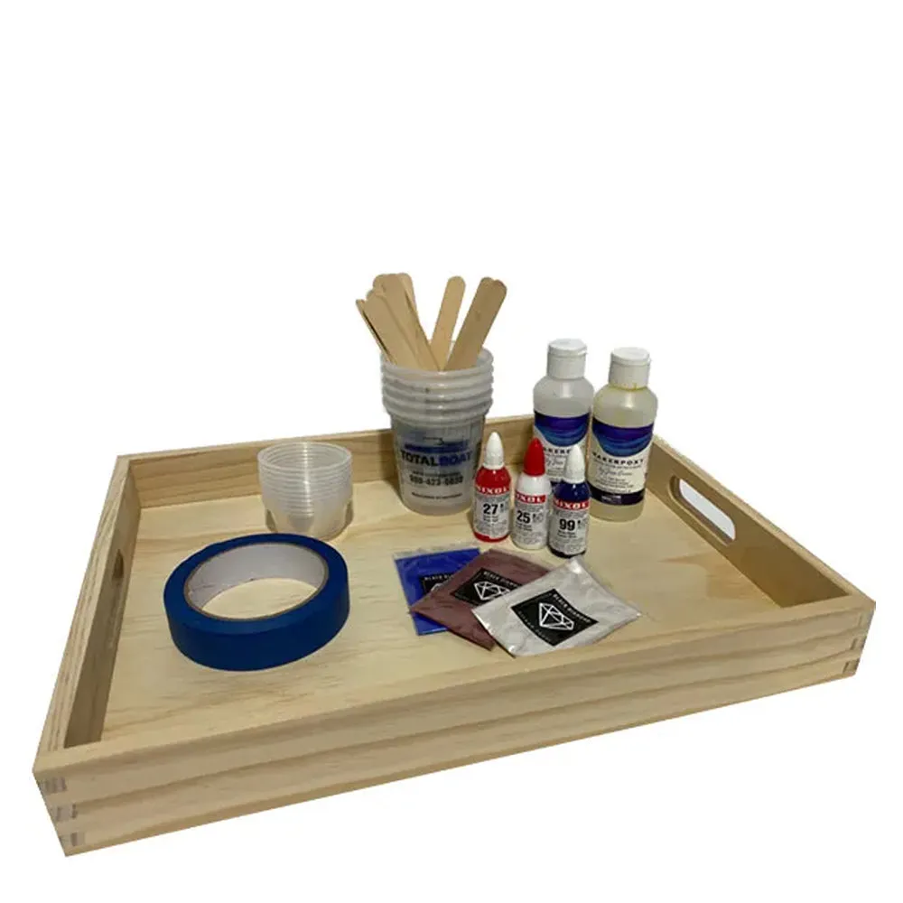 Epoxy Patriotic Serving Tray Mini Kit