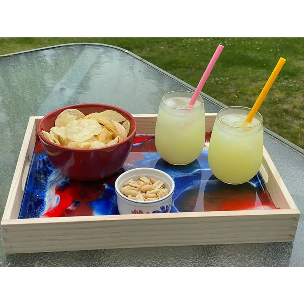 Epoxy Patriotic Serving Tray Mini Kit