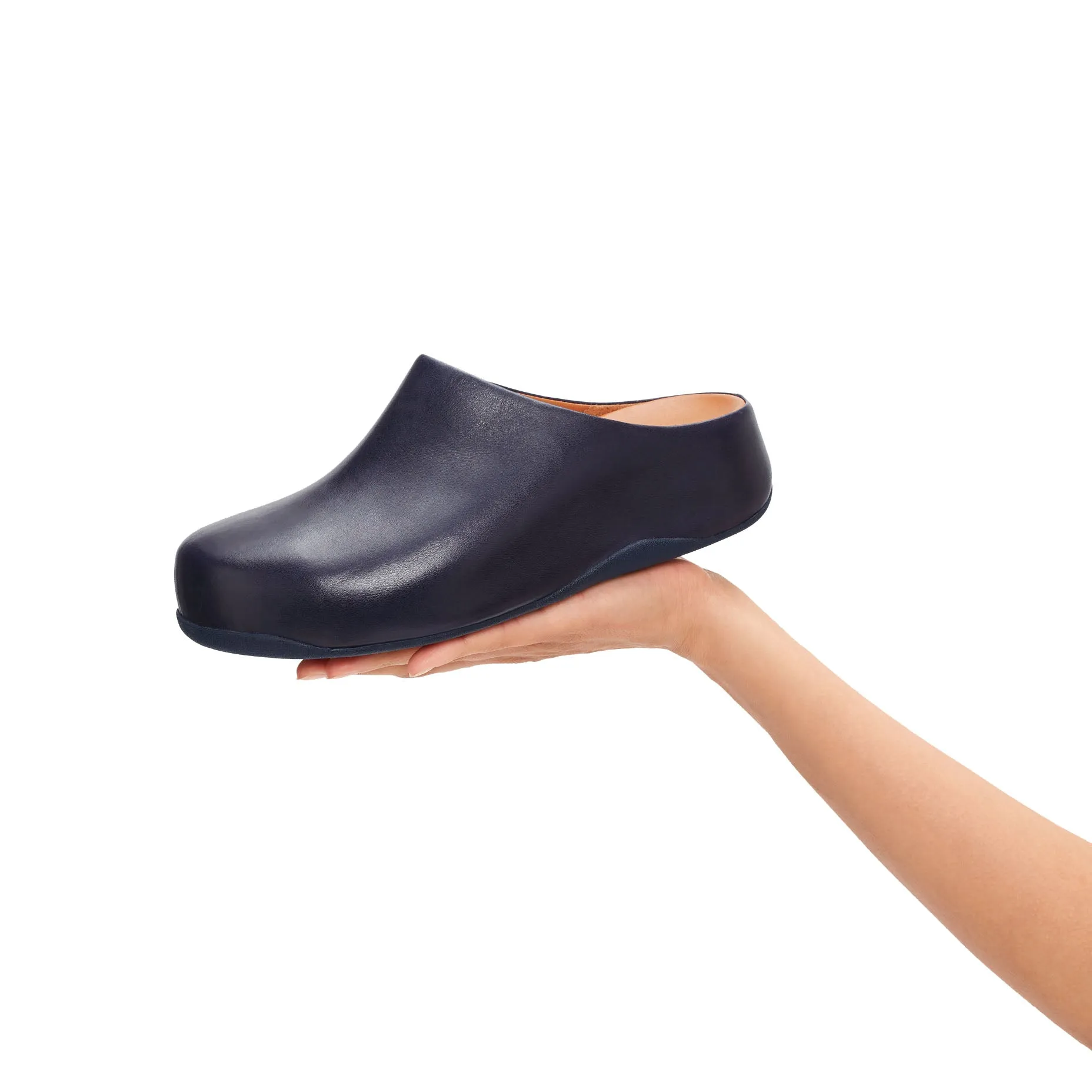 Fit-Flop Shuv Leather Midnight Navy       