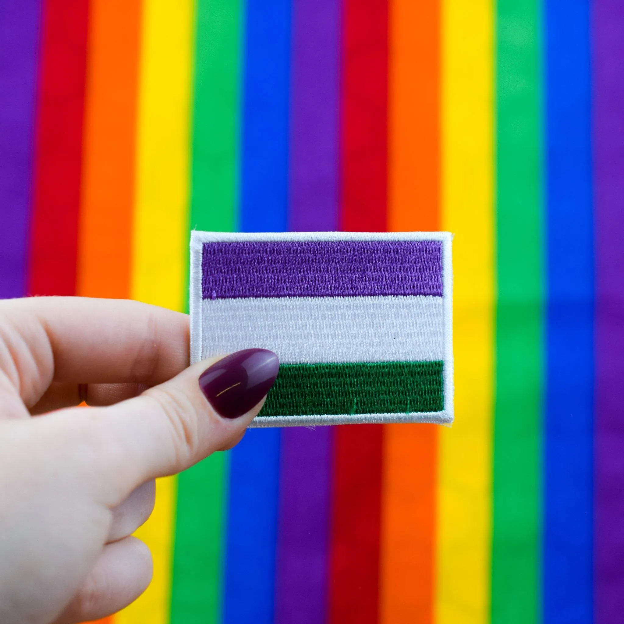 FLAG GENDERQUEER MultiMoodz Velcro Patch