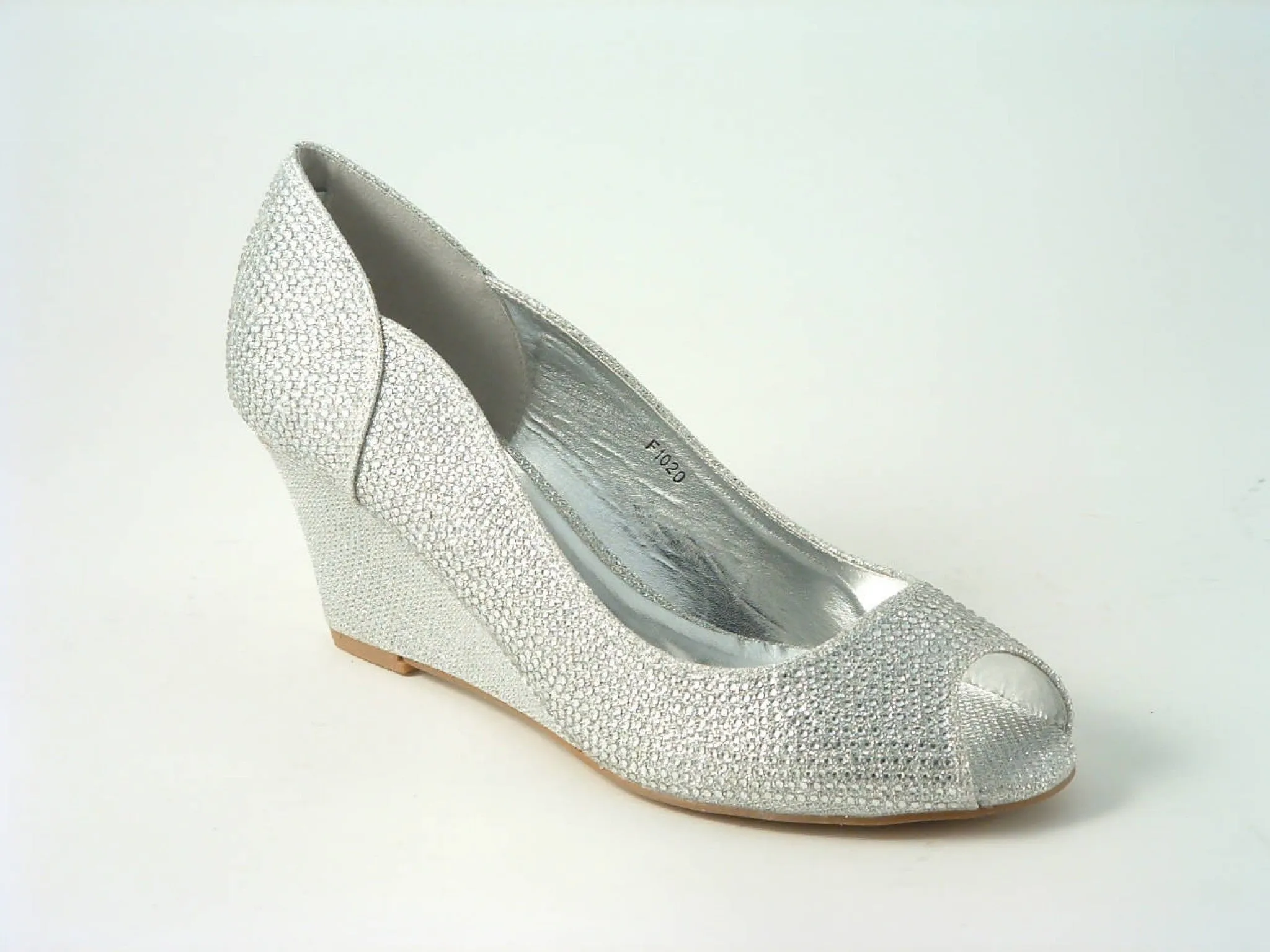 Glitz Shoes Sabatiné Glitter Wedges