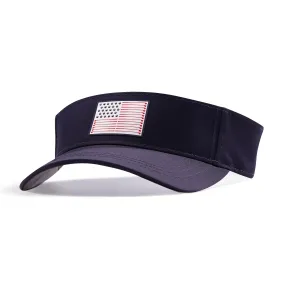 Golf Flag Visor Navy O/S