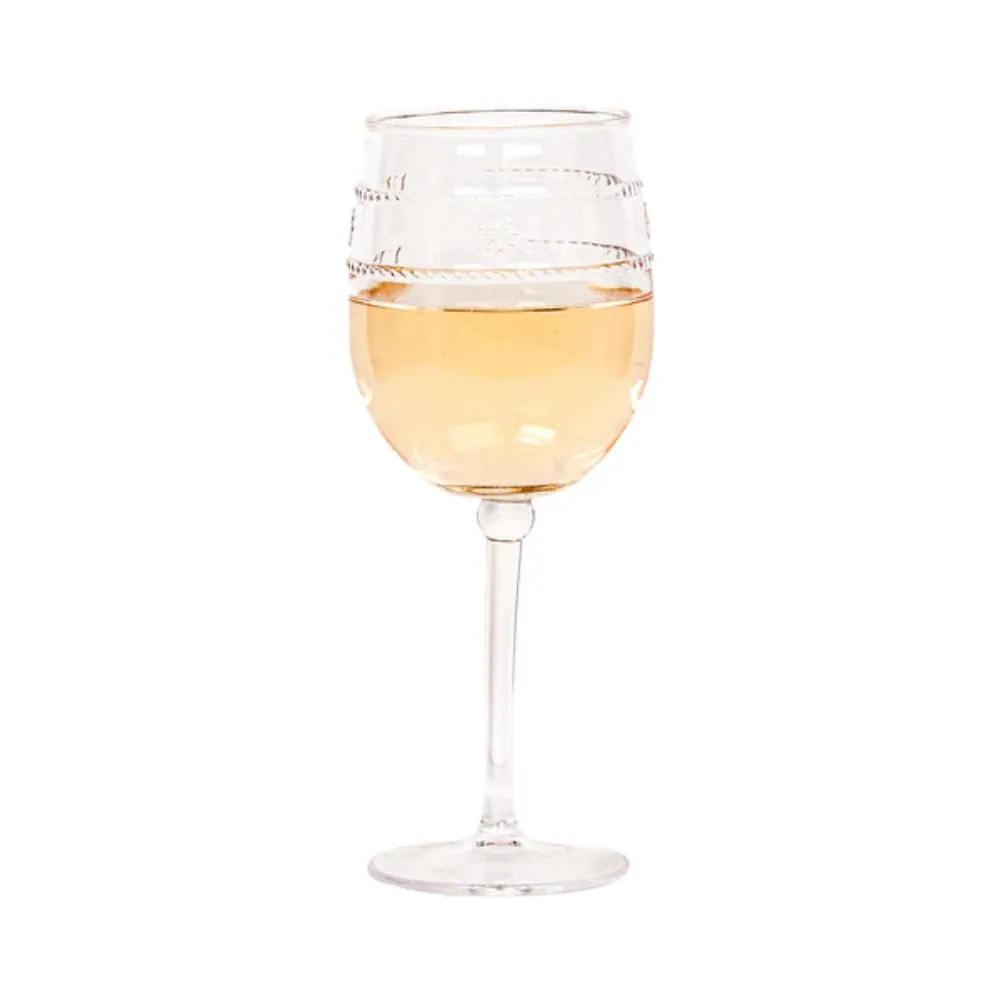 Juliska Isabella Acrylic Wine Glass