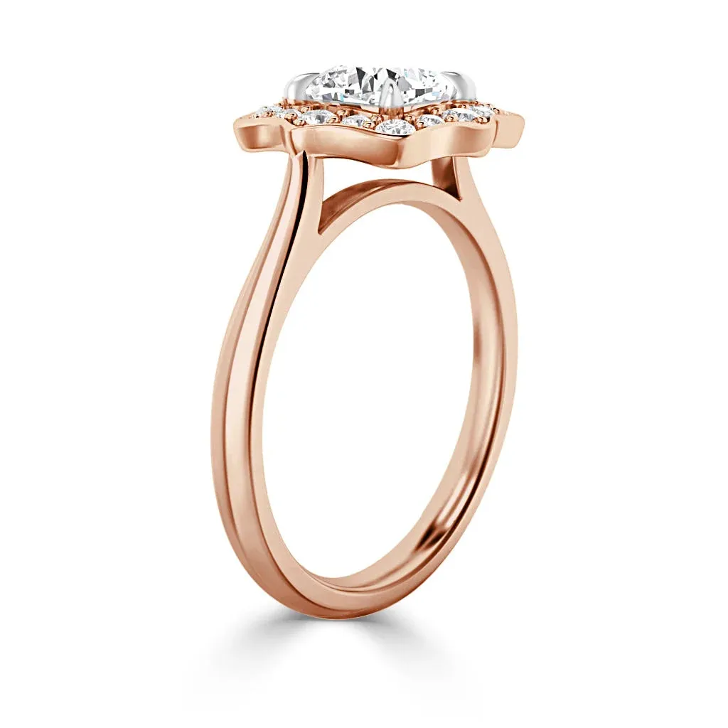 Lily - 18ct Rose Gold - Cushion