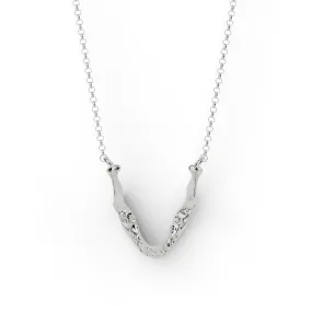 mandible necklace | silver