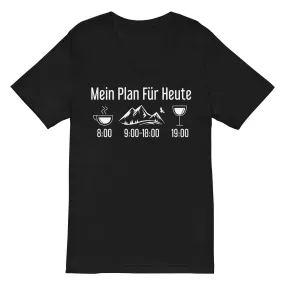 Mein Plan Für Heute - Herren V-Neck Shirt