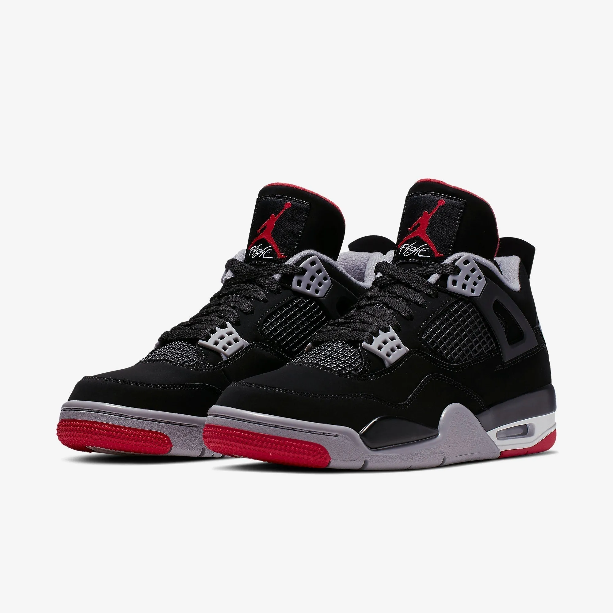 (Men's) Air Jordan 4 Retro 'Bred' (2019) 308497-060