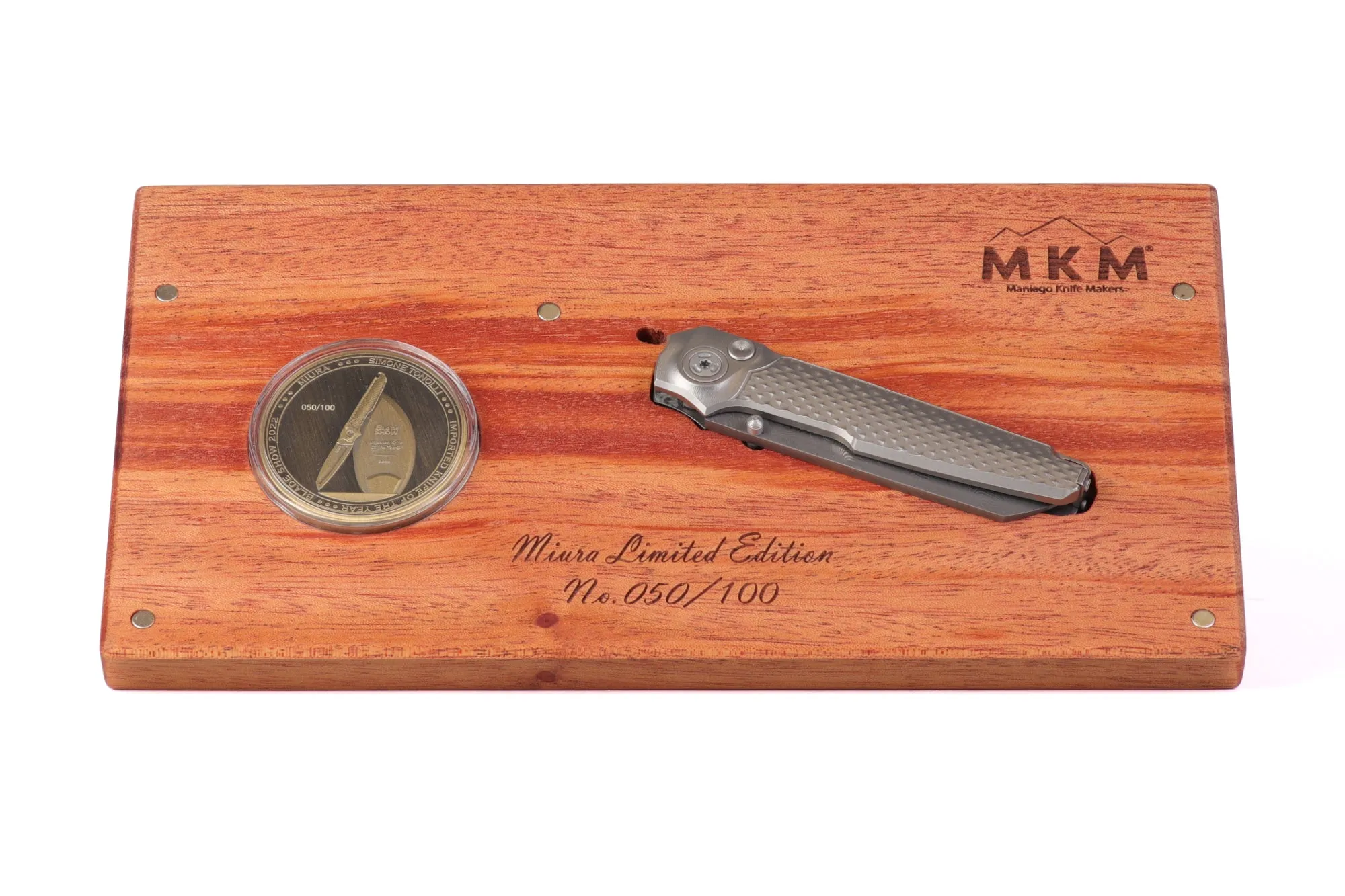 MKM Miura Titanium Button Lock