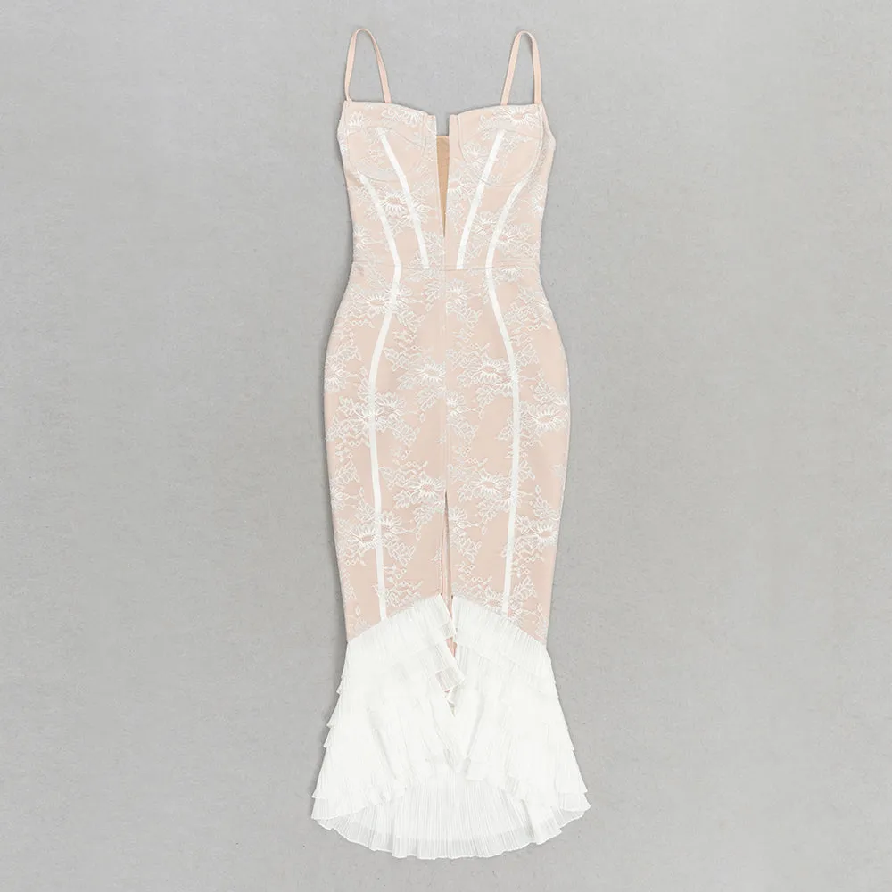 NAXOS Lace Bodycon Dress