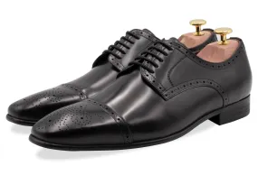 Olivos Medallion Black Derby