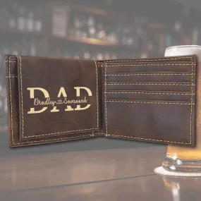 Perfect Gift For Dad - Custom Name Wallet