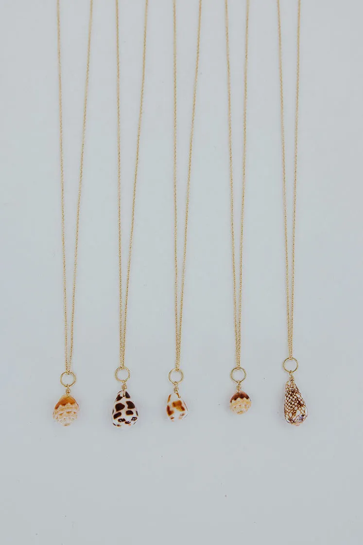 Perfect Tiny Shell Charm necklace