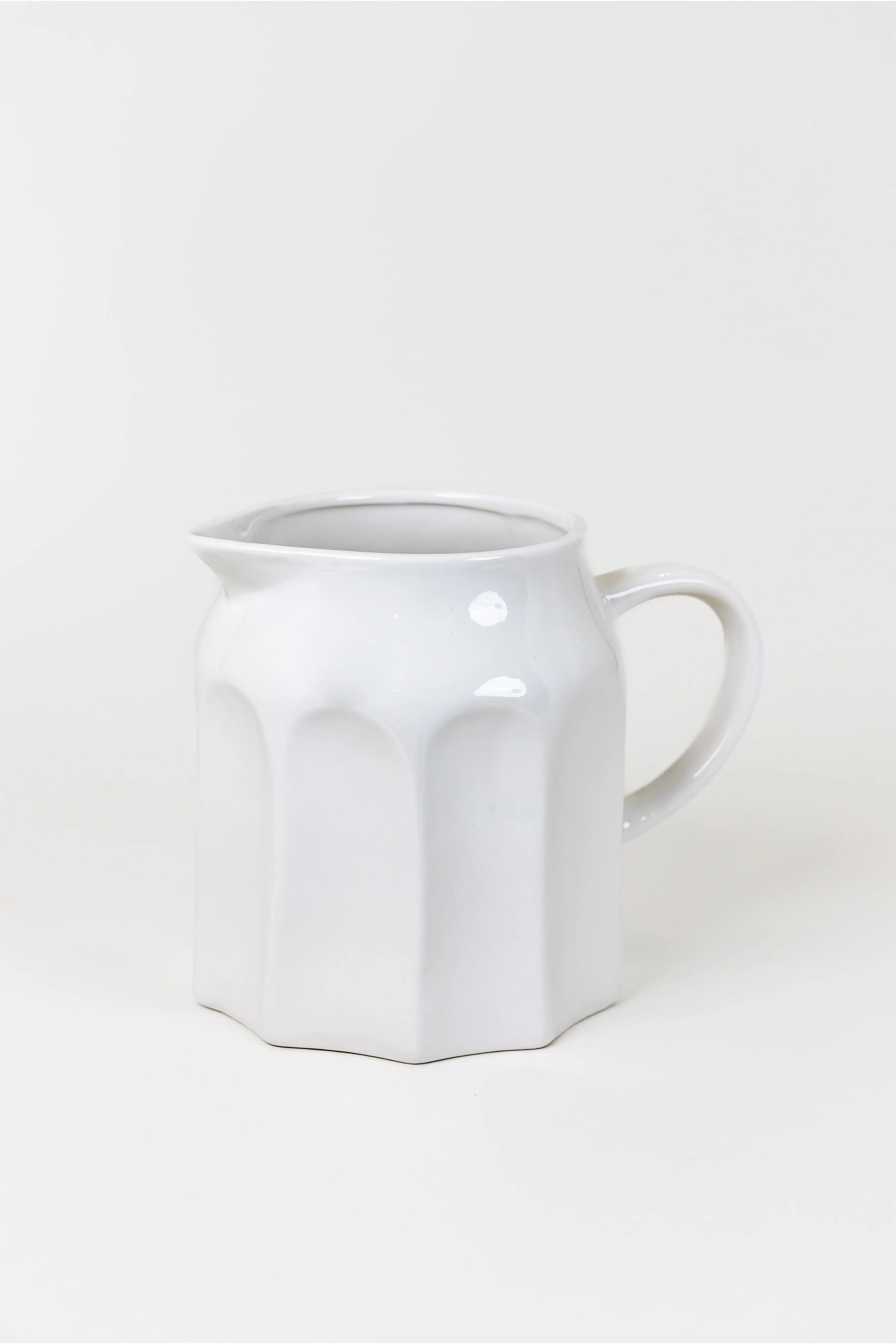 Sculpted Fluted Pitcher