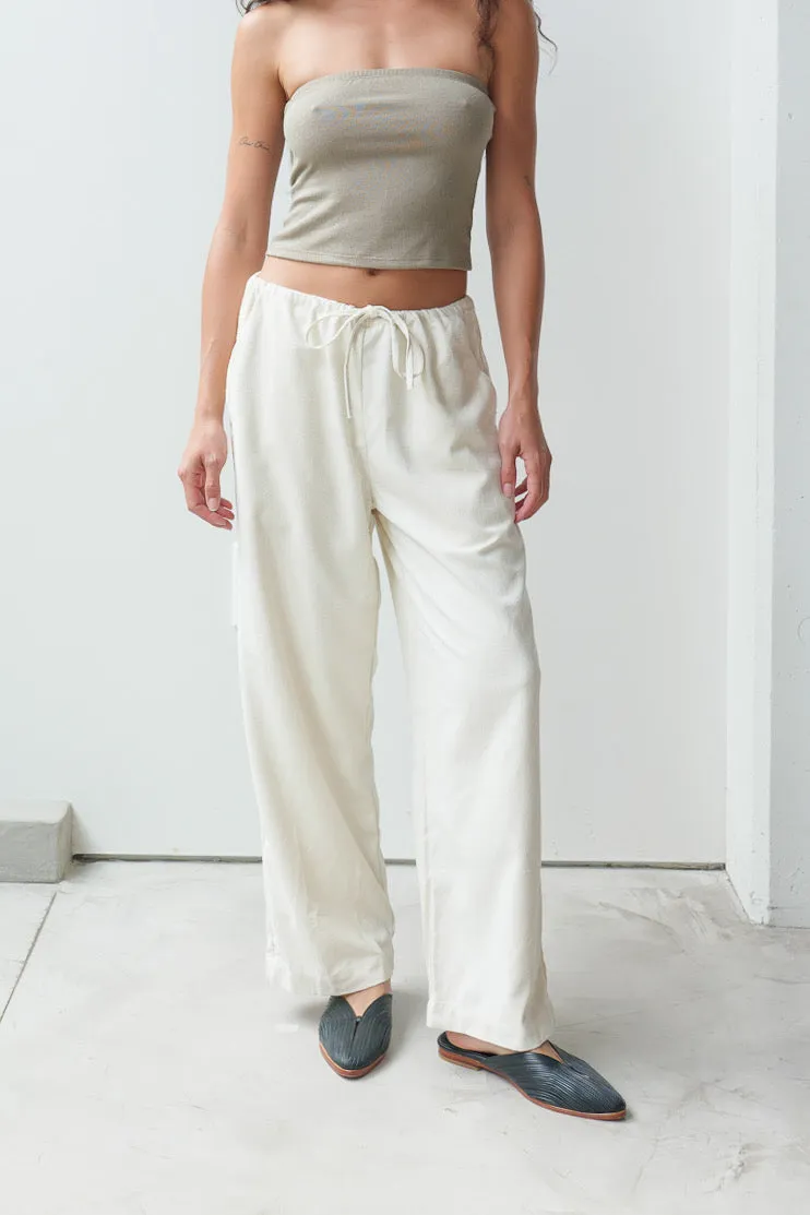 Silk Drawstring Pant