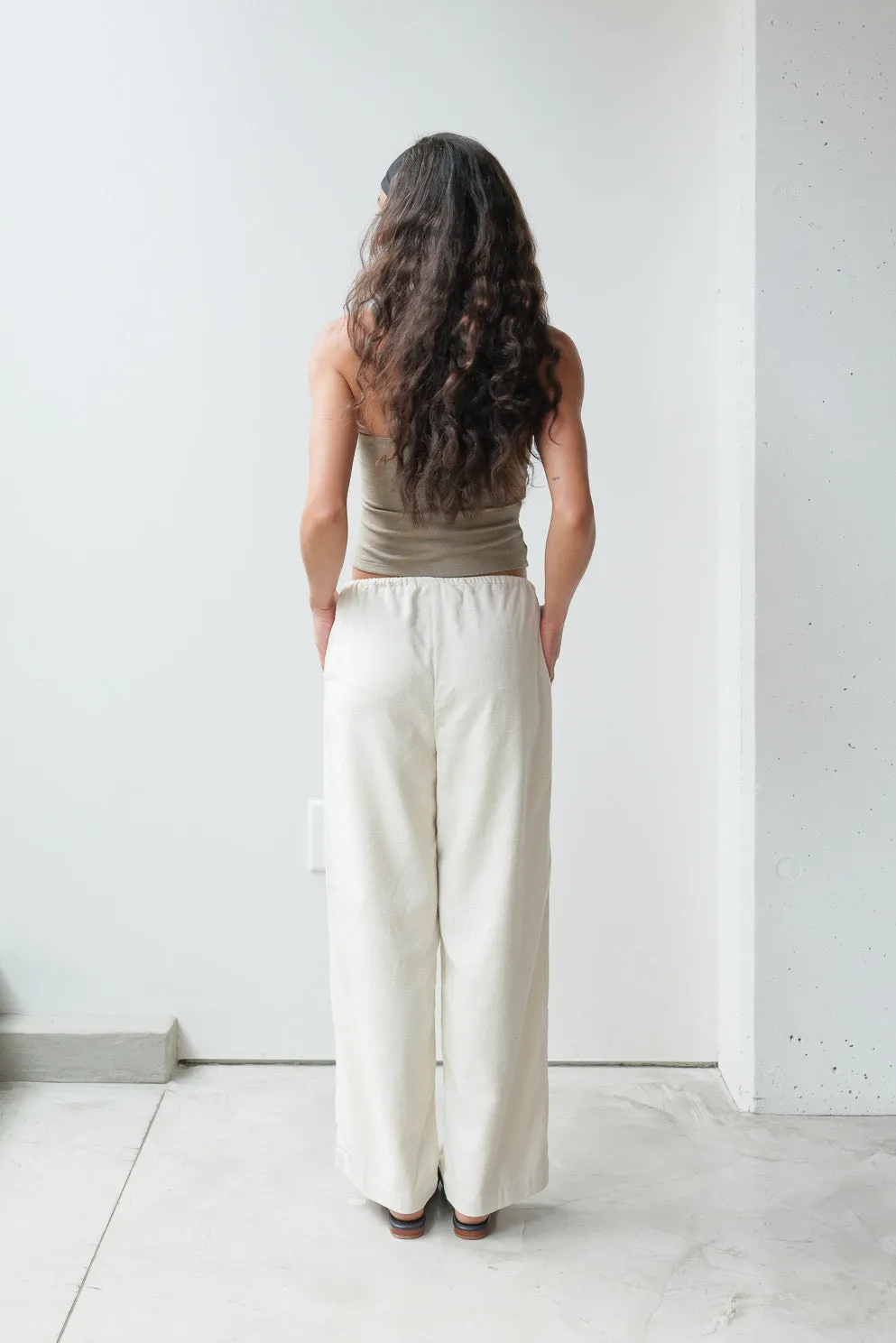 Silk Drawstring Pant