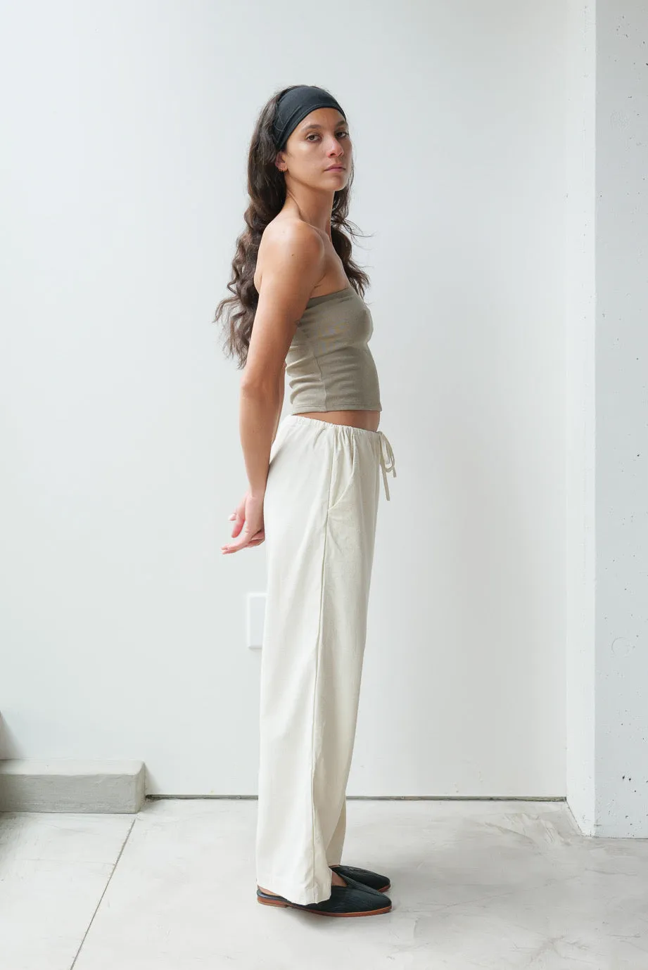 Silk Drawstring Pant