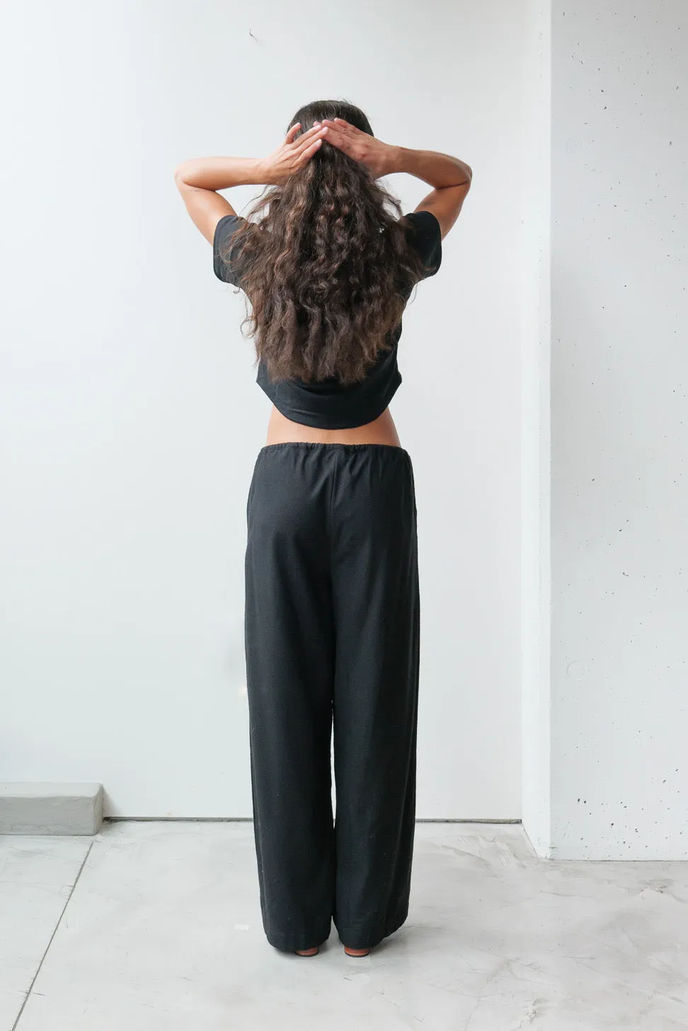 Silk Drawstring Pant