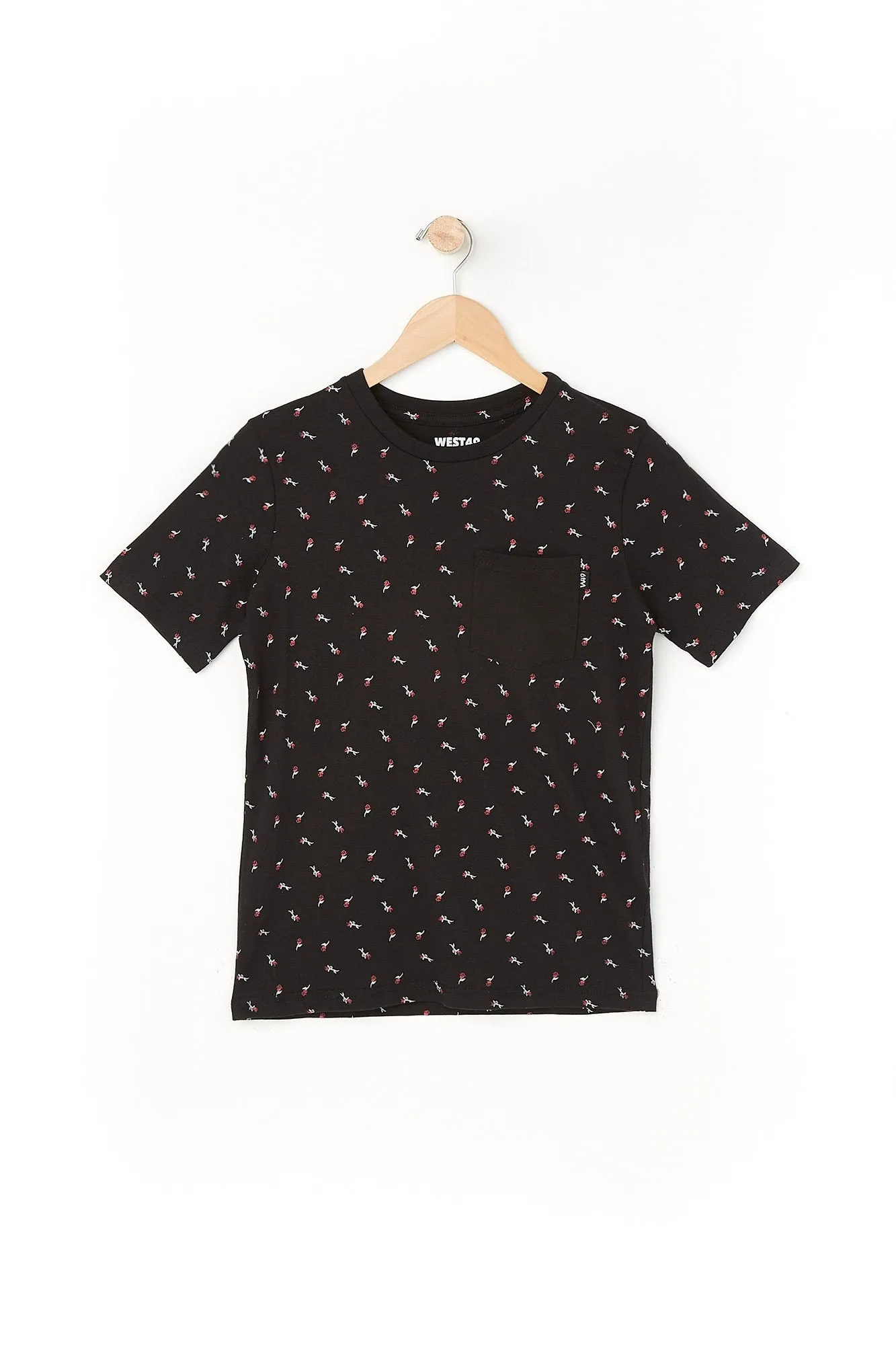 West 49 Youth Roses Pocket Tee