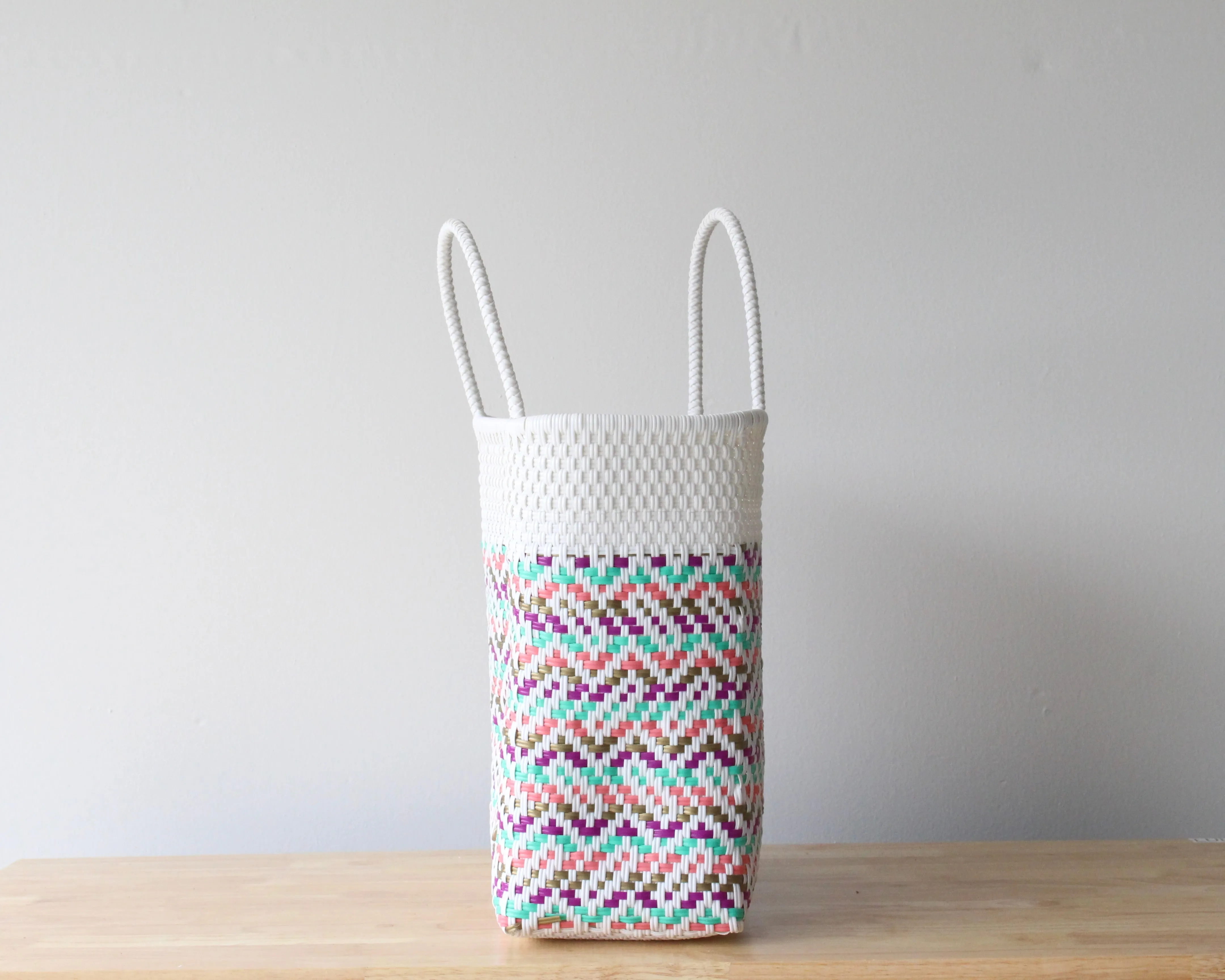 White & Colors Tote Bag by MexiMexi